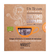 Un tè con Giacomo Leopardi. A tea with Giacomo Leopardi. Con Filtro di tè con blend ispirato a Giacomo Leopardi